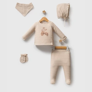 Tongs Baby Magic Forest 5li Hastane Çıkışı 5645 Krem