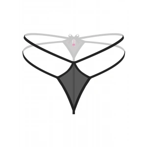 Transparan Siyah Fantazi Külot String