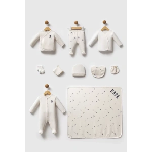 U.s. Polo Assn Hastane Cıkısı 10’lu Set Usb2602 Ekru