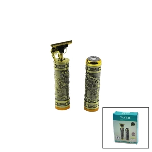Waer Wa-2074 X7 2li Set Saç Sakal Kesme Traş Makinesi - Tüy Almabaskılı Metal Gövdet Bıçakusb Şarjlı