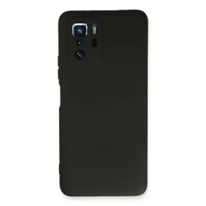Xiaomi Poco X3 GT Kılıf Nano içi Kadife Silikon - Siyah
