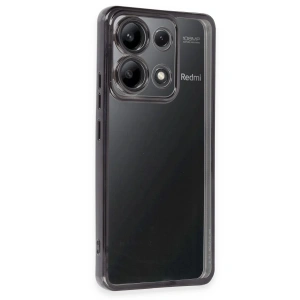 Xiaomi Poco X6 Pro Kılıf Lensli Silikon - Siyah