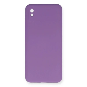 Xiaomi Redmi 9A Kılıf Nano içi Kadife Silikon - Mor
