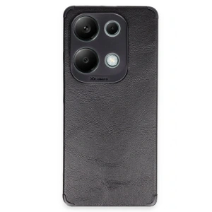Xiaomi Redmi Note 13 4G Kılıf Loop Deri Silikon - Siyah