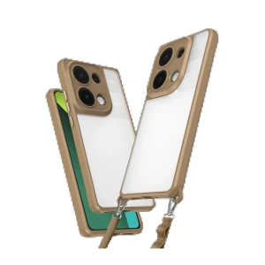 Xiaomi Redmi Note 13 Pro 4G Kılıf Penta Silikon Kılıf - Çöl Titanyum