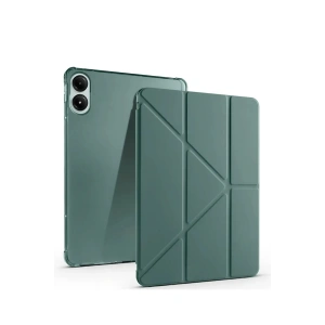 Xiaomi Redmi Pad SE 4G Kılıf Kalemlikli Mars Tablet Kılıfı - Koyu Yeşil