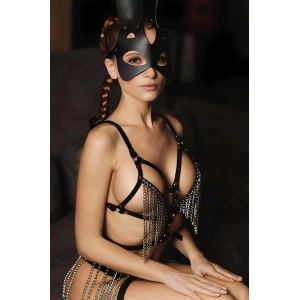 Zincirli Etek Ve Sütyen Harness Takım - Brf496