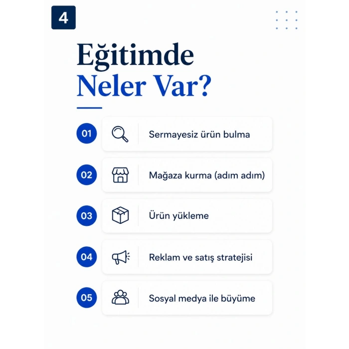 SERMAYESİZ E-TİCARET EĞİTİMİ (0’DAN SATIŞA)