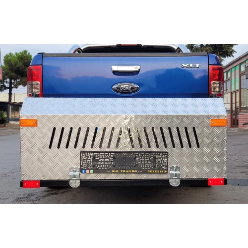 Tow Box Köpek Taşıma Kabini ( Profil Şase)