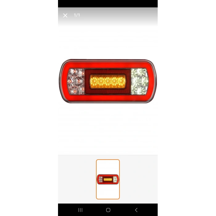 Neon Ledli Stop Lambası 12 Volt