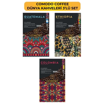 Comodo Coffee Dünya Kahveleri Tanışma Seti 3lü