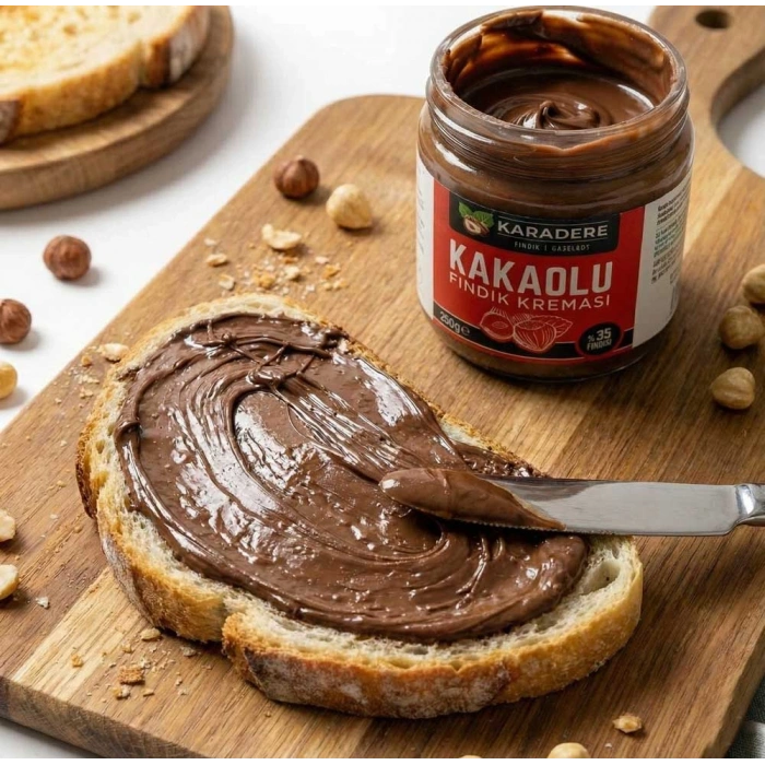 Karadere Kakaolu Fındık Kreması (%35 Fındıklı)