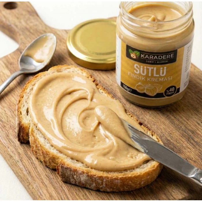 Karadere Sütlü Fındık Kreması (%40 Fındıklı)