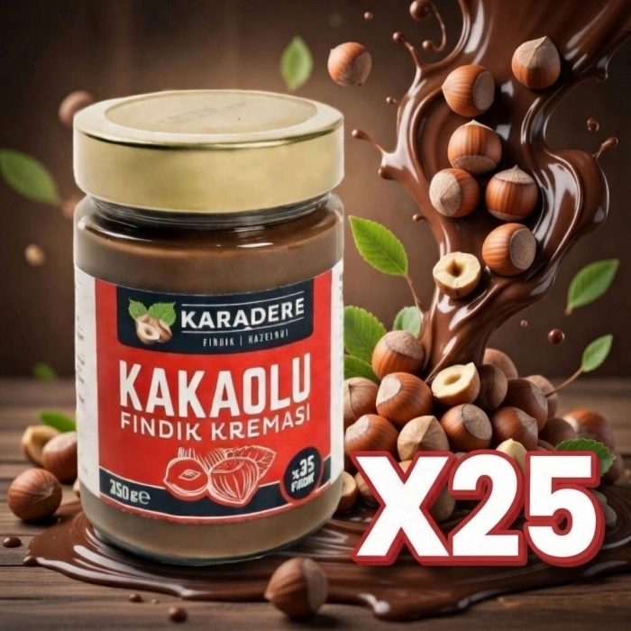 Karadere Fındık Kakaolu Fındık Kreması 350gr (10-25-50)
