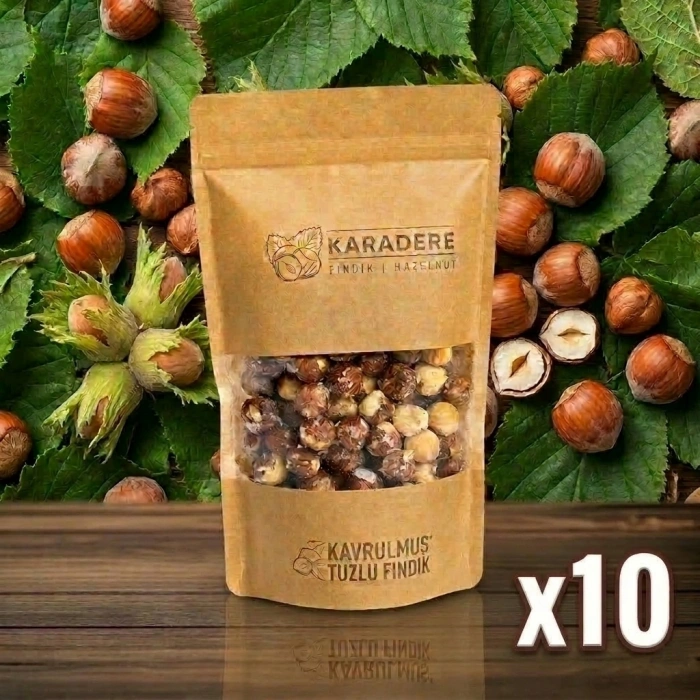Karadere Fındık Tuzlu Kavrulmuş Fındık 200gr (25-50-100)