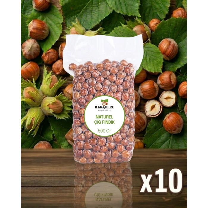 Karadere Fındık Giresun Natürel Çiğ Fındık 500gr (10-25-50)