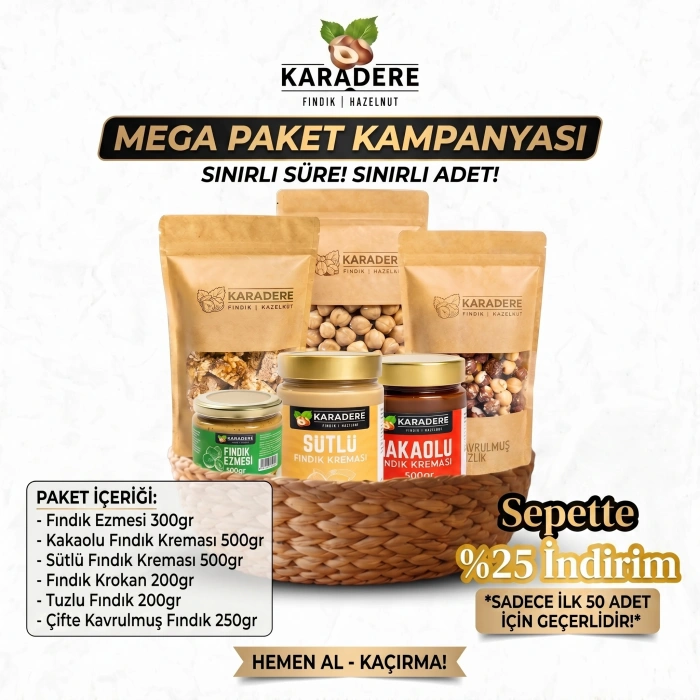 Karadere Fındık Bayram Menüsü