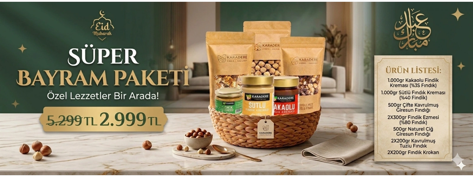 DOLU DOLU SÜPER BAYRAM PAKETİ
