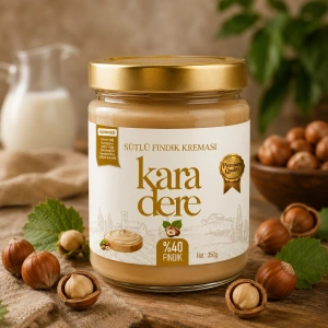Karadere Sütlü Fındık Kreması (%40 Fındıklı)
