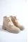 Skin Suede Woman Beaded Boots