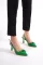 Green Skın WomenS Heped Shoes