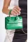 Green Croco Woman Shawar Shoulder Bag