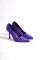Purple Woman Stiletto Heeled Shoes