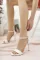 Beyaz Cilt Kadın Stiletto Ayakkabı