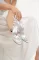 Gümüş Kadın Taşlı Topuklu Ayakkabı