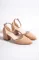 Nut Cilt Kadın Taşlı Topuklu Ayakkabı