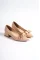 Nut Cilt Kadın Kısa Ökçe Kurdeleli Topuklu Ayakkabı