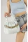 A.Mavi Woman Shirred Chain Hand And Shoulder Bag