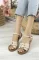 Ten Cilt Kadın Tokalı Sandalet