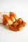Orange Woman Rope High Heeled Shoes
