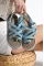 Baby Blue Woman Finger Fly Sandals
