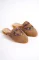 Mink Lace Woman Lace Colored Stone Slippers