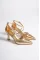 Copper WomenS Stone Heel Shoes