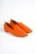 Orange Woman Knitwear Daily Shoes