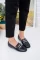 Siyah Cilt Kadın Günlük Klasik Ayakkabı