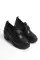 Black Skin Woman Arched Shoes