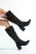 Black Suede Woman Boots