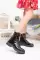 Black Patent Leather Woman Boots