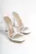 White Women Rope Classic Heels Shoes