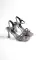 Platinum Silvery WomenS Stony Evening Dress Heeled Shoes