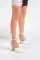 White Skin Woman In Front Of The Platform Heel Shoes