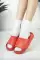 Red Woman Yezy Slippers