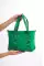 Green Woman Written Hand And Shoulder Bag