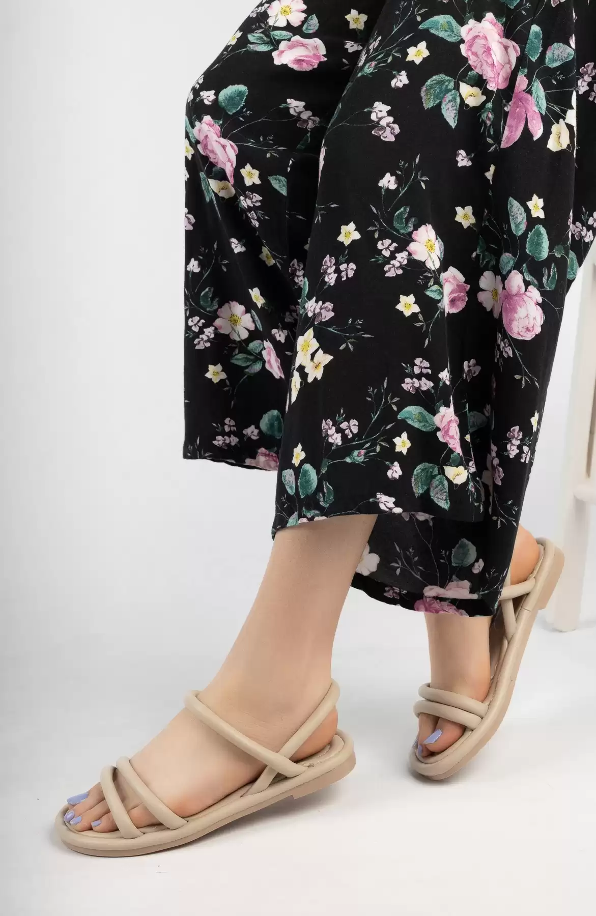 Beige Woman Sandals