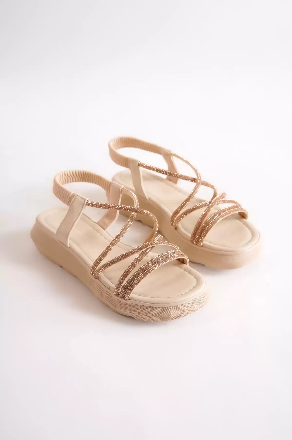 Skin Woman Cross -Stone Sandals