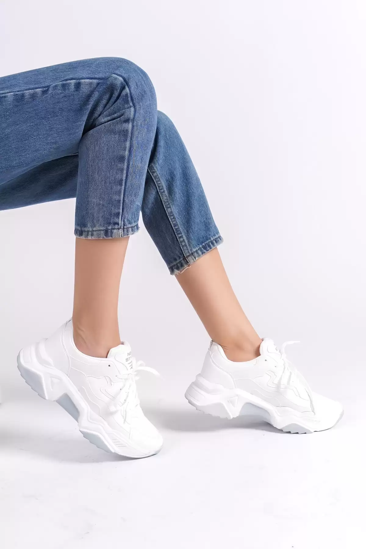 White Womens Sneaker